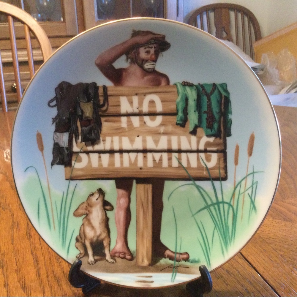 Emmett Kelly Jr. Clown Collectible Plate "SUMMER"